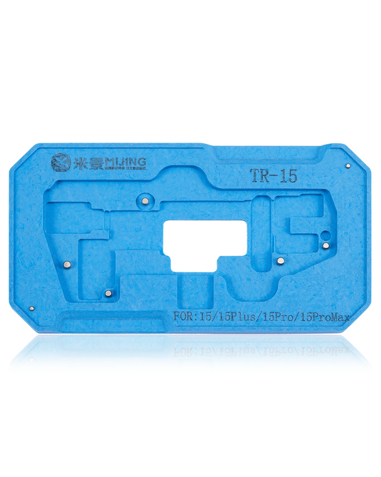 [MiJing] iPhone 15 Series 4 in 1 Fixture Middle Layer Motherboard Reballing Soldering Platform With Stencil - Polar Tech Australia