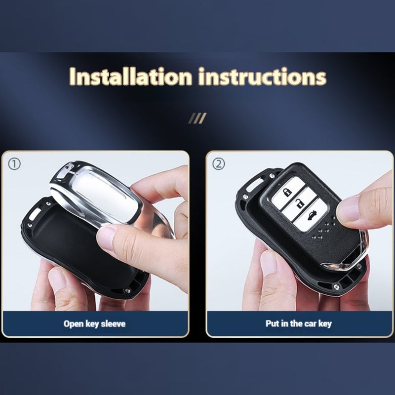 Chargez l&#39;image dans la visionneuse de la galerie, Mazda Stylish Metal Car Key Fob Case Cover For CX-5, CX-3, CX-30, CX-8, MX-5, Mazda3,6
