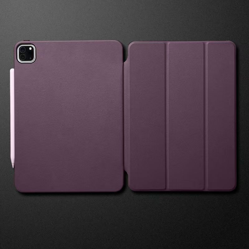Cargue la imagen en el visor de la galería, Apple iPad Pro 11-inch 4th Gen (2022) Genuine Leather Full-protection Shockproof Case - Polar Tech Australia
