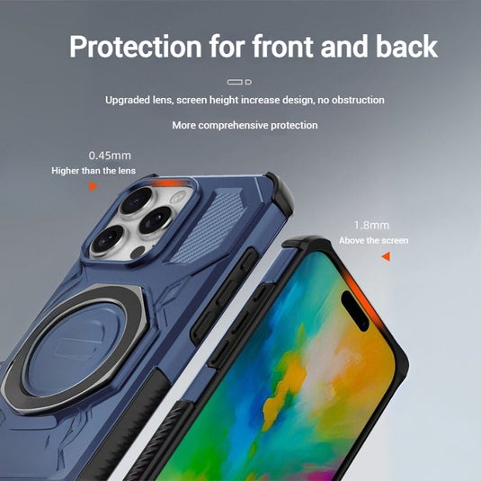 [Magsafe Compatible][Built-in Stand] Apple iPhone 17/Air/Pro/Max - Shield Shockproof Rugged Heavy Duty Case - i-Station Mobile Phone & Electronic Device Repair and Accessories