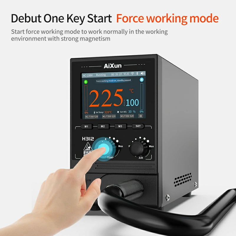 Load image into Gallery viewer, AiXun H312 Smart Hot Air Rework Station – 1400W High-Power Intelligent Rework Solution - Polar Tech Australia
