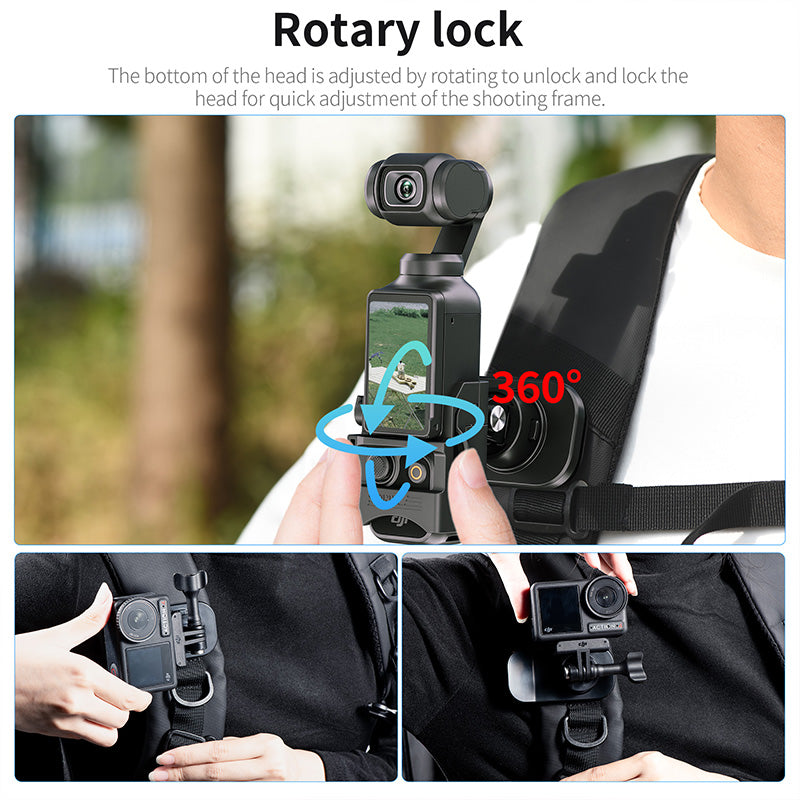 Load image into Gallery viewer, STARTRC Magnetic Universal Backpack Clip for Action Cameras - Polar Tech Australia
