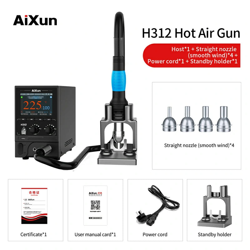 Load image into Gallery viewer, AiXun H312 Smart Hot Air Rework Station – 1400W High-Power Intelligent Rework Solution - Polar Tech Australia
