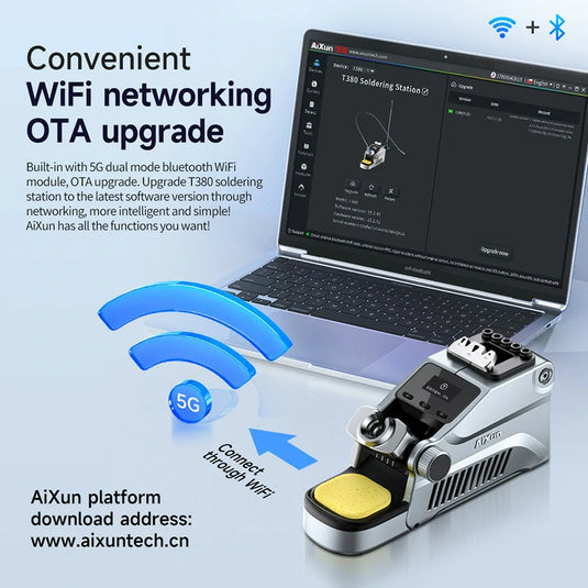 AiXun T380 Portable Smart Soldering Station - Polar Tech Australia