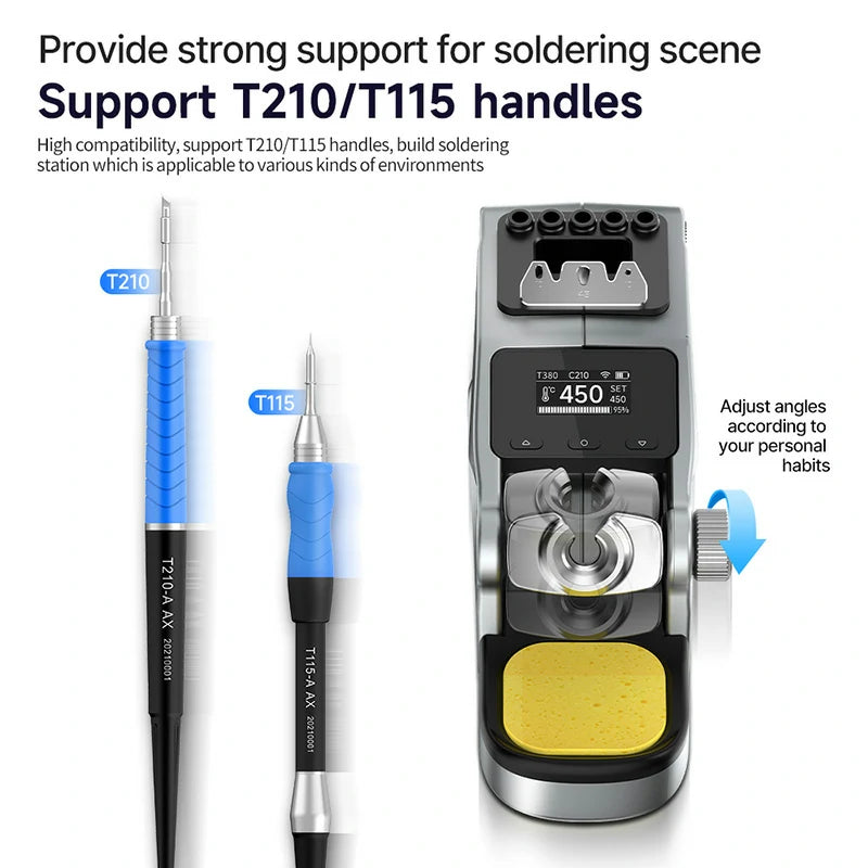 Load image into Gallery viewer, AiXun T380 Portable Smart Soldering Station - Polar Tech Australia
