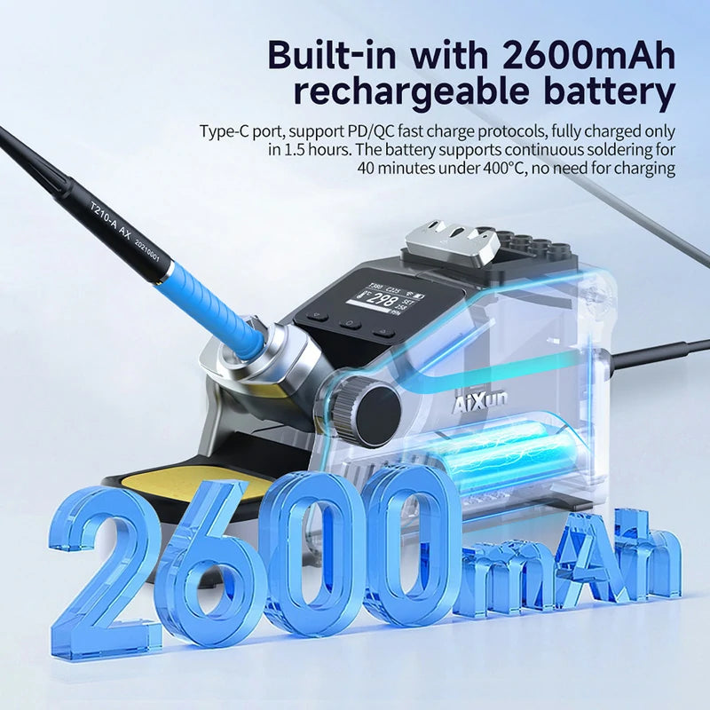 Load image into Gallery viewer, AiXun T380 Portable Smart Soldering Station - Polar Tech Australia

