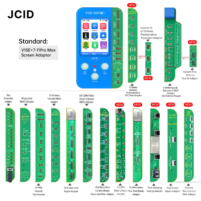 Cargue la imagen en el visor de la galería, [V1SE] JCID Programmer For True Tone Battery Face ID Camera Repair - Polar Tech Australia
