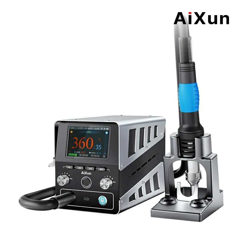 Load image into Gallery viewer, [H314] AiXun 1400W Smart Hot Air Rework Station – Intelligent SMD/BGA Repair - Polar Tech Australia
