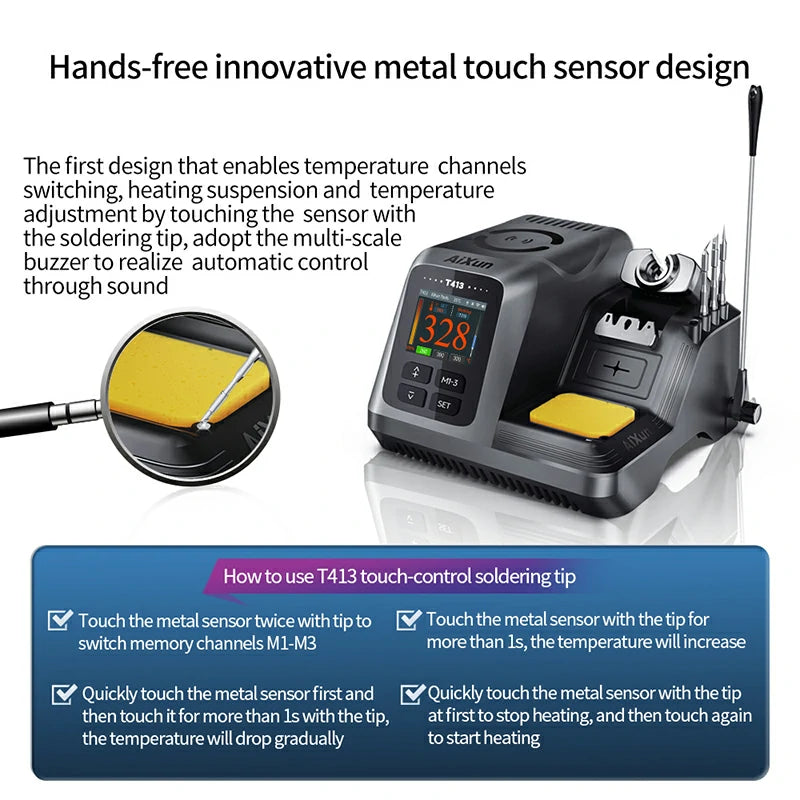 Load image into Gallery viewer, [AiXun T413] 200W Integrated Smart Soldering Station - Polar Tech Australia
