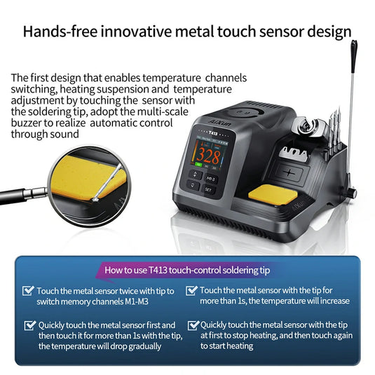 [AiXun T413] 200W Integrated Smart Soldering Station - Polar Tech Australia