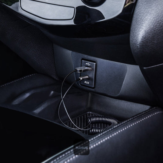 [BA01] Baseus Car Bluetooth Aux Adapter 3.5mm Jack Audio Receiver Transmitter - Polar Tech Australia