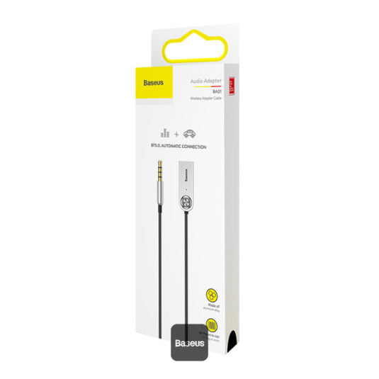 [BA01] Baseus Car Bluetooth Aux Adapter 3.5mm Jack Audio Receiver Transmitter - Polar Tech Australia