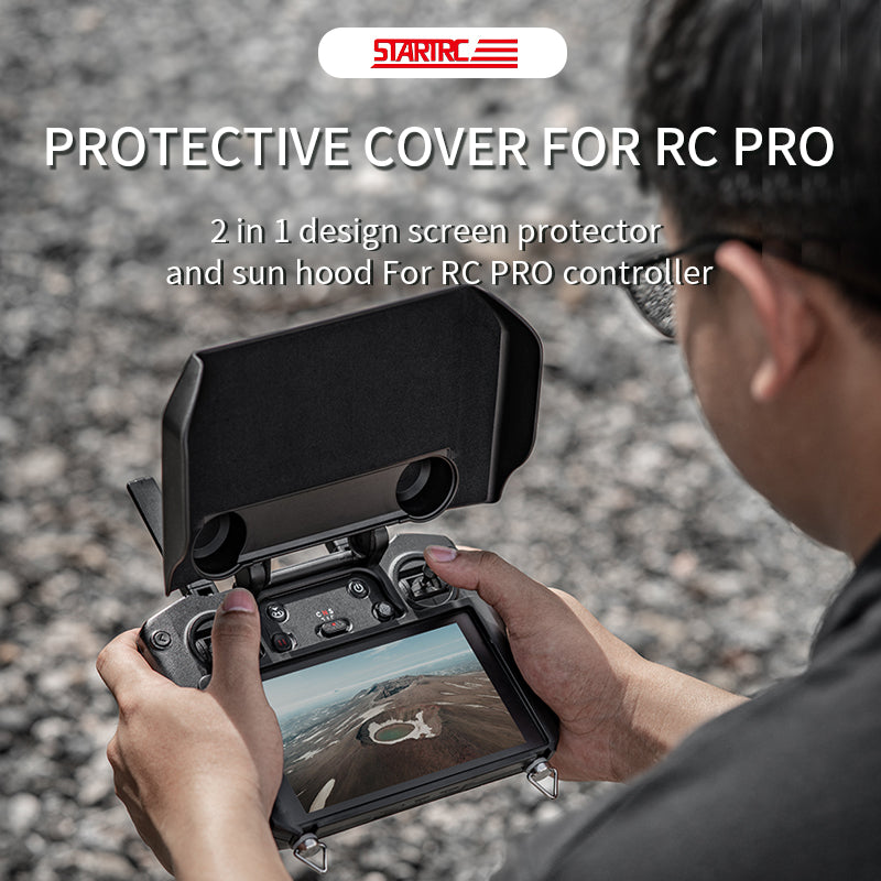 Load image into Gallery viewer, STARTRC 2-in-1 Monitor Sunhood for DJI RC Pro (Black) - Polar Tech Australia
