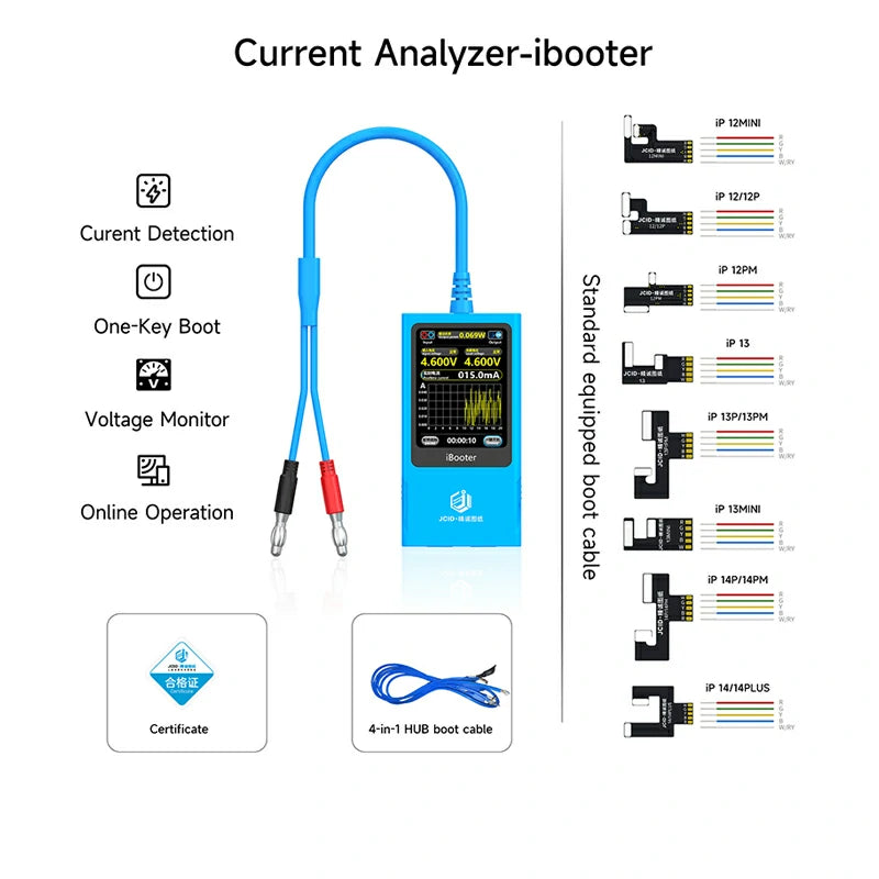 Chargez l&#39;image dans la visionneuse de la galerie, [JCID-iBooter] JC Intelligent Drawing Current Analyzer iBooter - Polar Tech Australia
