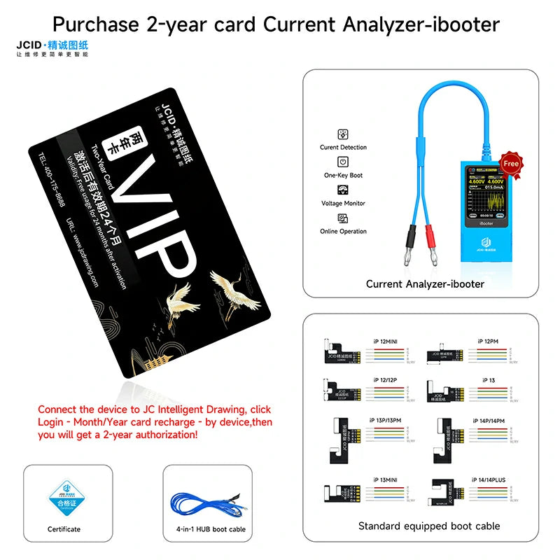 Chargez l&#39;image dans la visionneuse de la galerie, [JCID-iBooter] JC Intelligent Drawing Current Analyzer iBooter - Polar Tech Australia
