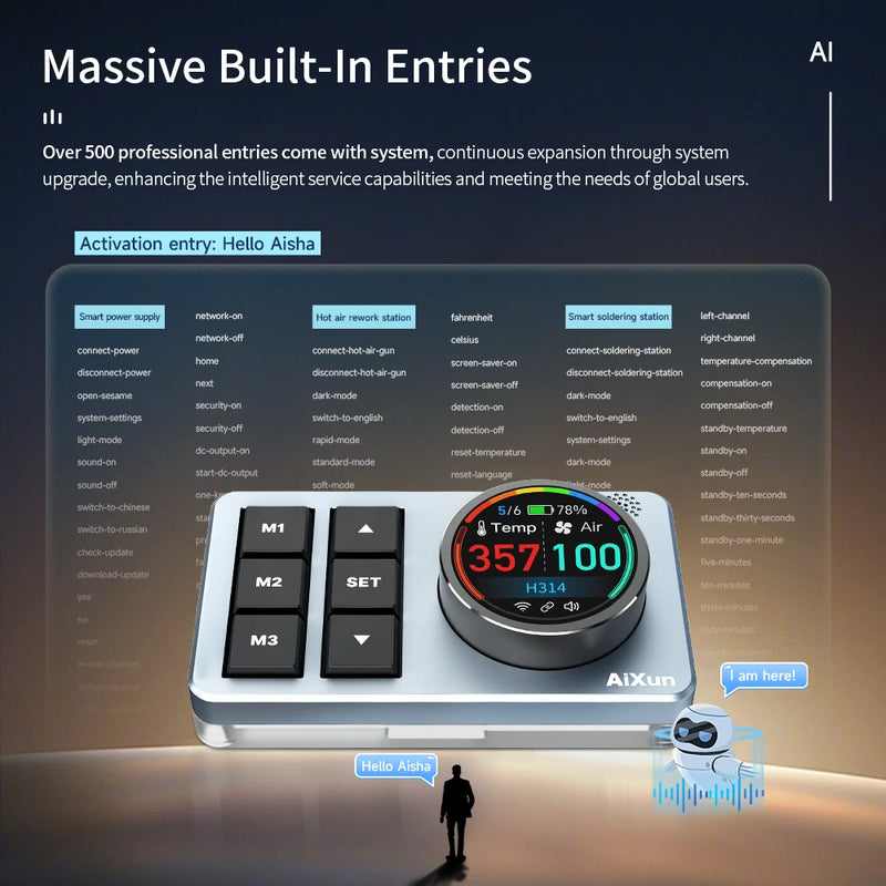 Cargue la imagen en el visor de la galería, [AiXun BS08] Smart AI Voice Center Control - Polar Tech Australia
