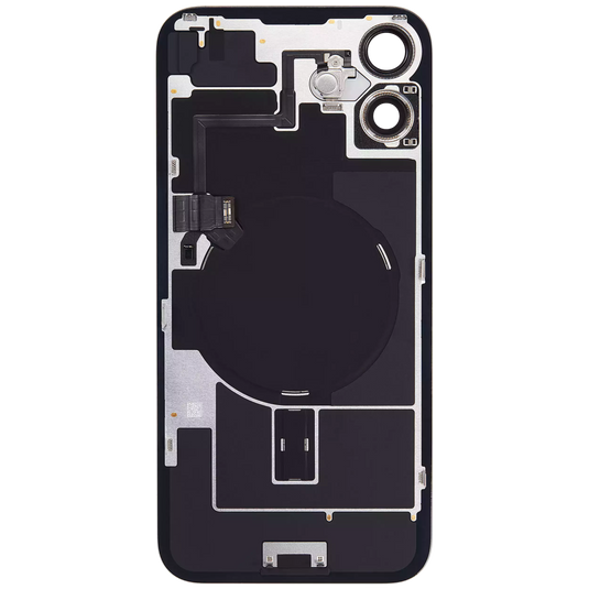 [Full Assembly] Apple iPhone 16 Plus - Back Glass With Steel Plate With Wireless NFC Charging MagSafe Magnet & Flashlight Flex - Polar Tech Australia