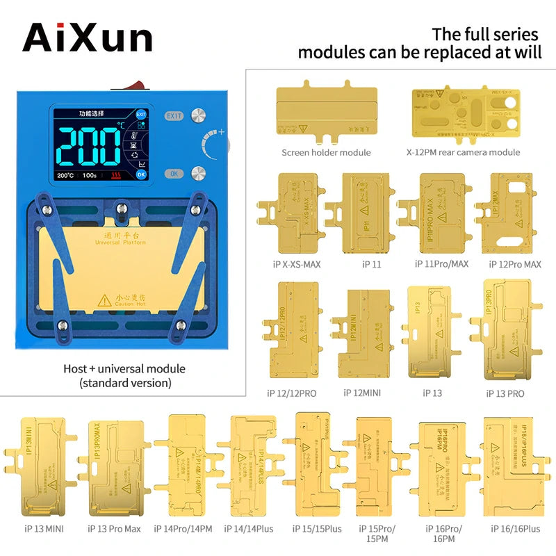 Load image into Gallery viewer, AiXun iHeater Pro – Intelligent Desoldering Station for Mobile Mainboard Repair - Polar Tech Australia
