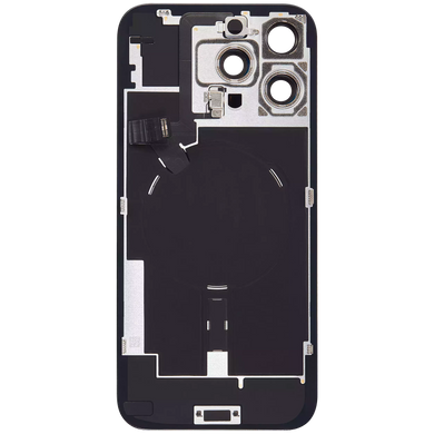[Full Assembly] Apple iPhone 16 Pro Max - Back Glass With Steel Plate With Wireless NFC Charging MagSafe Magnet & Flashlight Flex - Polar Tech Australia