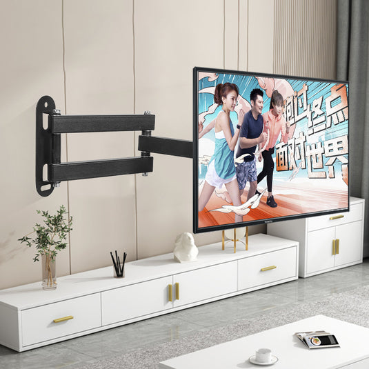 [Fit 10 - 27 inch] Universal Retractable Rotation Adjustable Monitor TV Bracket Wall Mount Hanger - Polar Tech Australia