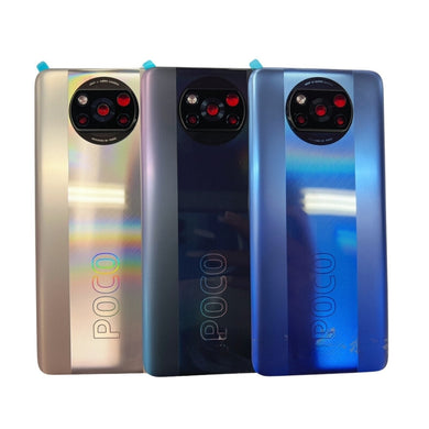 [With Camera Lens] XIAOMI Poco X3 Pro - Back Rear Battery Glass Panel Cover - Polar Tech Australia