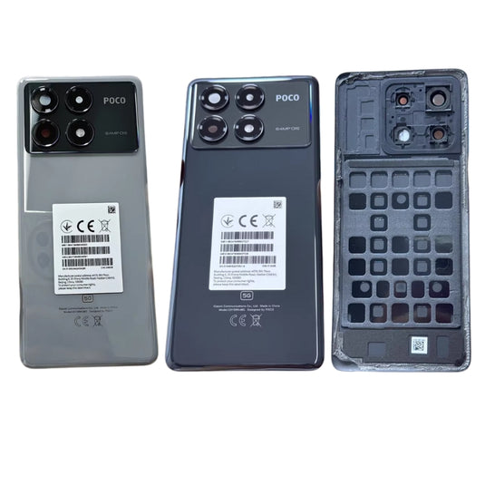 [With Camera Lens] XIAOMI Poco X6 Pro - Back Rear Battery Glass Panel Cover - Polar Tech Australia