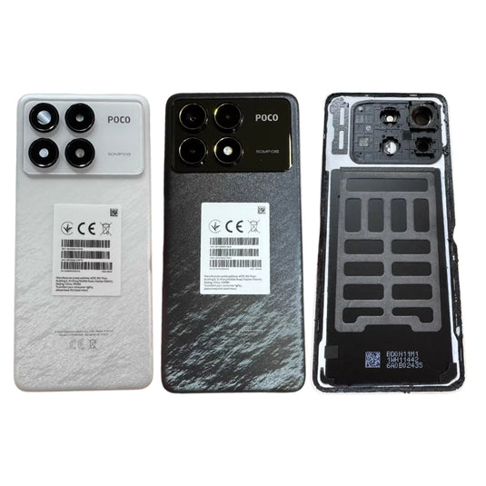 [With Camera Lens] XIAOMI Poco F6 Pro - Back Rear Battery Glass Panel Cover - Polar Tech Australia