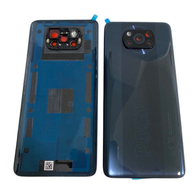[With Camera Lens] XIAOMI Poco X3/X3 NFC - Back Rear Battery Glass Panel Cover - Polar Tech Australia