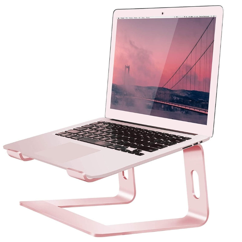 Cargue la imagen en el visor de la galería, Aluminum Laptop Stand, Ergonomic Detachable Computer Stand, Riser Holder Notebook Stand Compatible with Macbook, Pro, Dell, HP, Lenovo More 10-15.6&quot; Laptops
