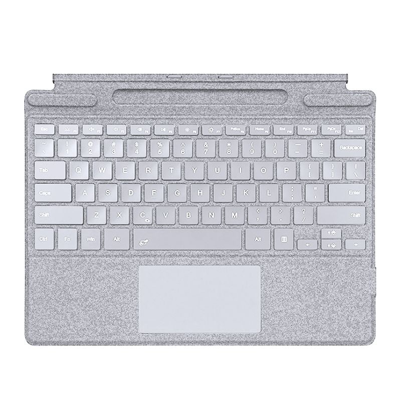 Chargez l&#39;image dans la visionneuse de la galerie, [With RGB Backlit] Microsoft Surface Pro 3/4/5/6/7/7 Plus - Compatible Ultra Thin Wireless Bluetooth Magnetic Touch Keyboard
