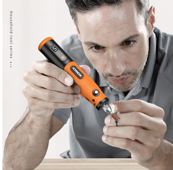Cargue la imagen en el visor de la galería, [Battery Powered][33 in 1] Komax 12V 5-Speed Touch Screen Portable Type-C Chargeable Powerful Multifunction Polishing Pen Grinding Grinder Hand DIY Tool - Polar Tech Australia
