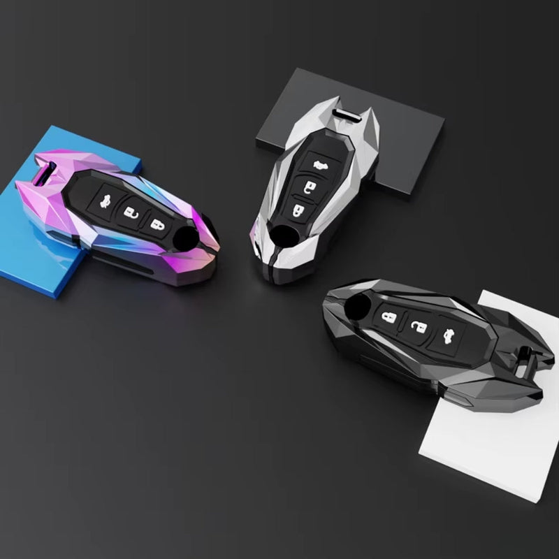 Chargez l&#39;image dans la visionneuse de la galerie, Mazda Zinc Alloy Car Key Fob Cover Case Remote For Mazda 2, 3, 5, 6, CX-3, CX-5, CX-7, CX-9
