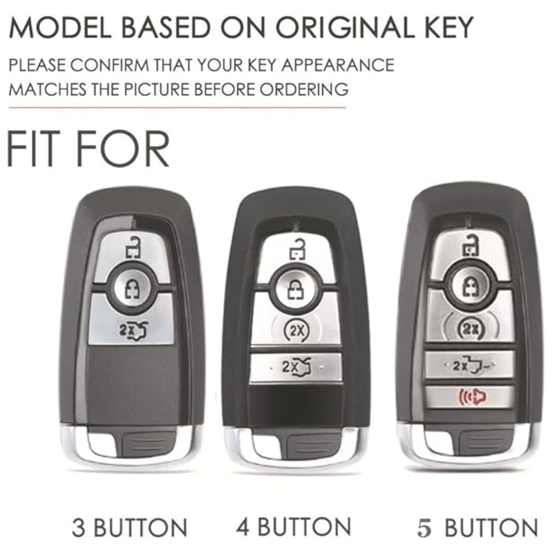 Chargez l&#39;image dans la visionneuse de la galerie, Ford Handcrafted Genuine Leather Folding Car Key Fob Protective Case Cover For Raptor F-150, Focus, Escort, Mondeo, Edge, Explorer, Mustang
