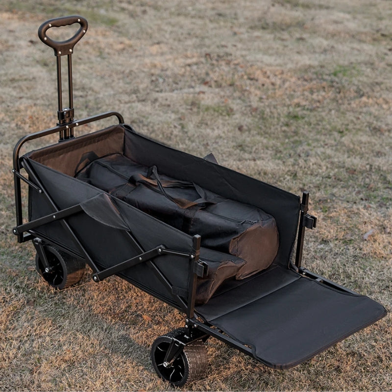 Load image into Gallery viewer, Extender Folding Cart Outdoor Extra Long Utility Large Capacity Wagon Cart Camping Picnic Trolley Beach Collapse Folding Cart - Polar Tech Australia
