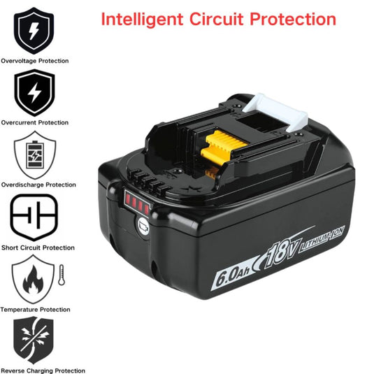 [BL1815] Makita BDF451SFE BDF452HW BGA452 (18V) - Replacement Electrical Tool Li-ion Battery - Polar Tech Australia