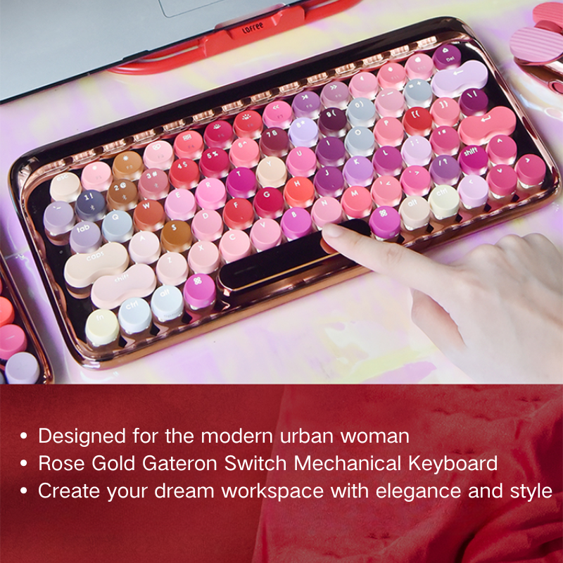Load image into Gallery viewer, Lofree Lipstick Wireless Bluetooth Mechanical Keyboard Stylish and Portable - Polar Tech Australia
