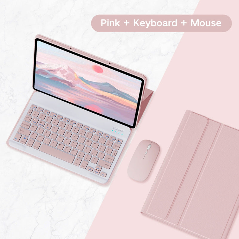 Cargue la imagen en el visor de la galería, Lenovo Tab M11 11.0&quot; 2024 (TB-330XU/330FU) - Detachable Magnetic Bluetooth Keyboard Case With Backlight and Mouse - Polar Tech Australia
