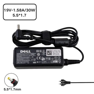 [19V-1.58A/30W][5.5*1.7] Dell inspiron Mini 9 10 10V 12 910 1010 1011 1012 1018 1210 Laptop AC Power Supply Adapter Charger - Polar Tech Australia