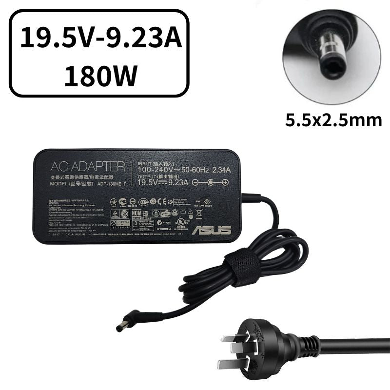 Load image into Gallery viewer, [19V-9.5A/180W][5.5x2.5] Asus G46VX Laptop AC Power Supply Adapter Charger - Polar Tech Australia
