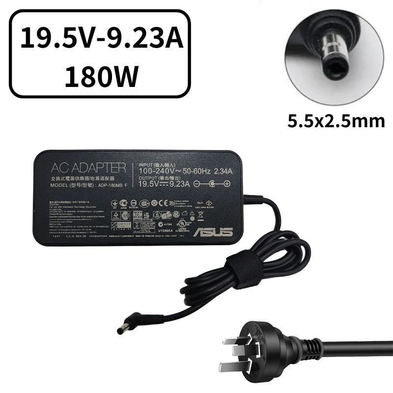 Cargue la imagen en el visor de la galería, [19V-9.5A/180W][5.5x2.5] Asus G46VX Laptop AC Power Supply Adapter Charger - Polar Tech Australia
