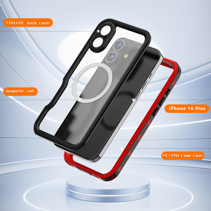 Load image into Gallery viewer, [MagSafe Compatible][DUP Series] Apple iPhone 16 / 16 Plus / 16 Pro / 16 Pro Max Redpepper IP68 Waterproof Heavy Duty Tough Armor Case - Polar Tech Australia
