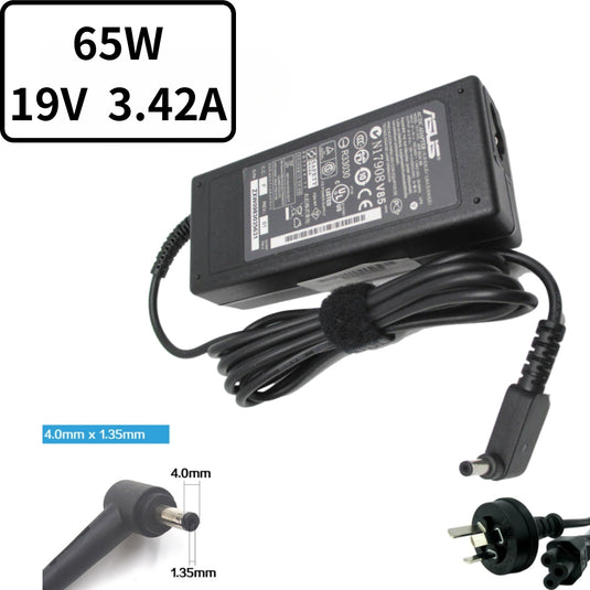 [19V-3.42A/65W][4.0x1.35] ASUS VivoBook S14 & ZenBook Laptop AC Power Supply Adapter Charger - Polar Tech Australia