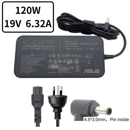 [19V-6.32A/120W][4.5x3.0] ASUS ZenBook Duo UX481 & ZenBook Pro UX561UD & ZenBook FX570UD Laptop AC Power Supply Adapter Charger - Polar Tech Australia