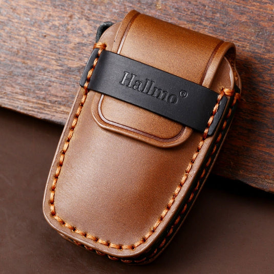 Toyota Handcrafted Genuine Leather Car Key Fob Protective Case Cover For Camry, C-HR, Corolla, RAV4, Avalon, Land Cruiser, Prado, Prius