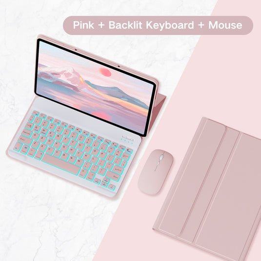 Lenovo Tab M11 11.0" 2024 (TB-330XU/330FU) - Detachable Magnetic Bluetooth Keyboard Case With Backlight and Mouse - Polar Tech Australia