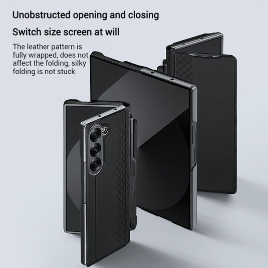 Samsung Galaxy Z Fold7 - Minimalist Luxury Flip Wallet Shockproof Case - Polar Tech Australia