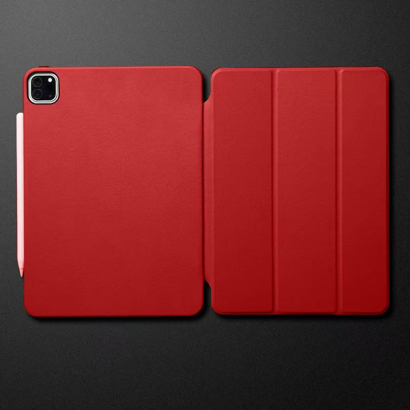 Cargue la imagen en el visor de la galería, Apple iPad Pro 11-inch 4th Gen (2022) Genuine Leather Full-protection Shockproof Case - Polar Tech Australia
