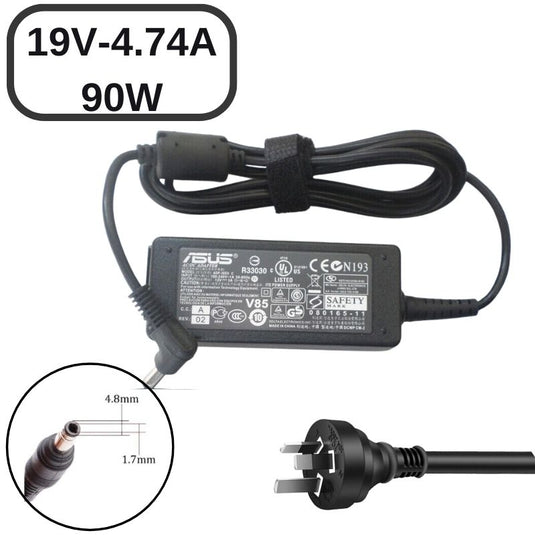 [19V-4.74A/90W][4.8x1.7] Asus Grandio F7400 Laptop AC Power Supply Adapter Charger - Polar Tech Australia