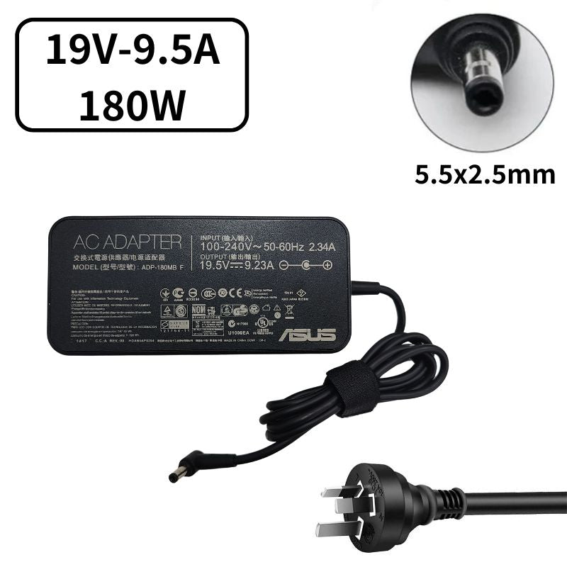 Cargue la imagen en el visor de la galería, [19V-9.5A/180W][5.5x2.5] Asus G46VX Laptop AC Power Supply Adapter Charger - Polar Tech Australia
