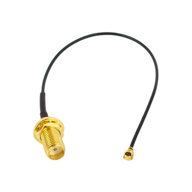 [1CB6029] RISCO Adapter Cable 200MM SMA Female to UFL Female used with DG900HGLBLK and DG850MINIBLK Antenna - Polar Tech Australia